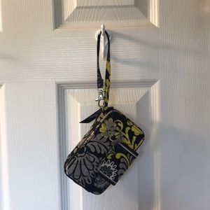 Vera Bradley wristlet in Baroque retired pattern